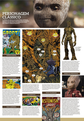 Superpôster Mundo Dos Super-heróis - Eu Sou Groot - Arte B, De Editora Europa. Editorial Europa, Capa Mole Em Português