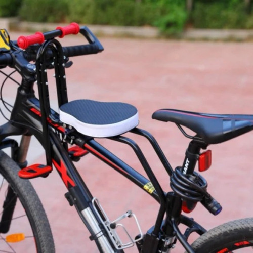 Imagen 3 de 8 de Silla Asiento Frontal De Bicicleta Para Niños - 40kg