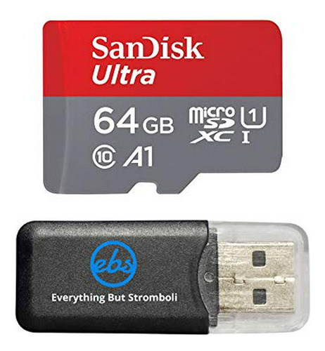 Tarjeta De Memoria Sandisk Micro De 64gb Para Campark Act74,