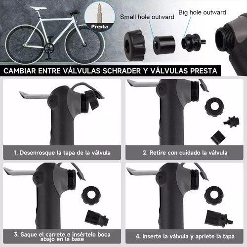 Mini Inflamador Bombín Ciclismo Multifuncional