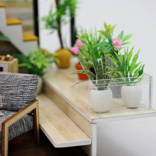 Para Diy Casa De Muñecas Juguete Miniatura De Kitloft /