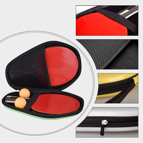 Cubierta De Raqueta De Tenis De Mesa, Bolsa De Amarillo