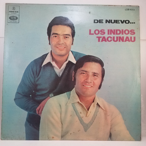 Los Indios Tacunau - De Nuevo 1970 - Guitarra Vinilo Lp