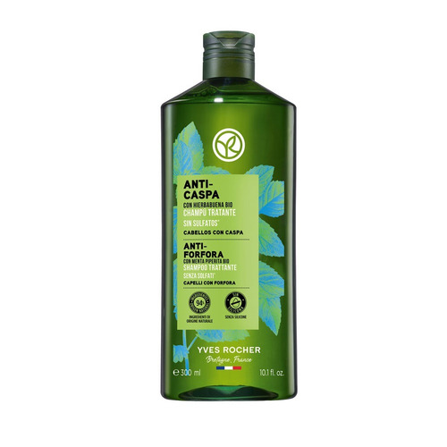 Shampoo Yves Rocher Anticaspa De 300ml De 300g