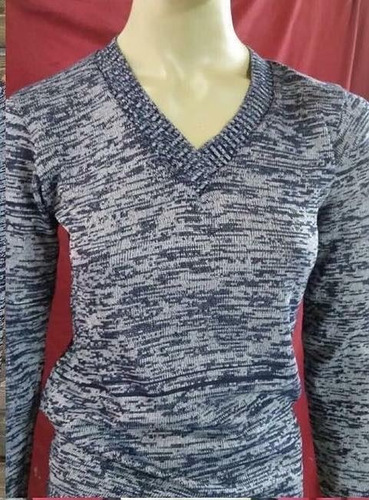 Blusa Gola V - Cinza Escuro