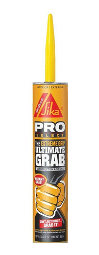 Sikabond Ultimate Grab Adhesivo Inst Cartucho 300 Ml Gris