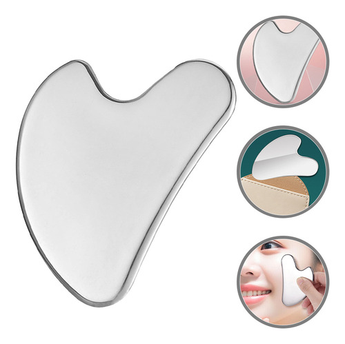 Herramienta De Guasha Facial De Acero Inoxidable En Forma De