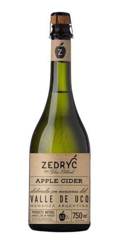 Sidra Zedryc Apple Cider 750ml. Mendoza