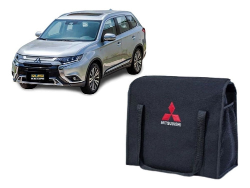 Bolsa Organizadora Porta Malas Bordada Mitsubishi