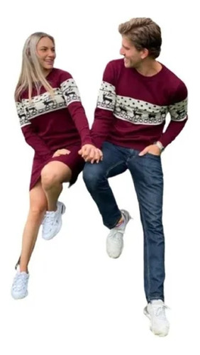 Ugly Sweater Navideño Pareja Duo Hopy Unitalla