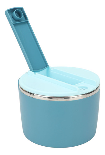Taça De Macarrão De Aço Inoxidável, Pauzinhos E Garfo 1200ml