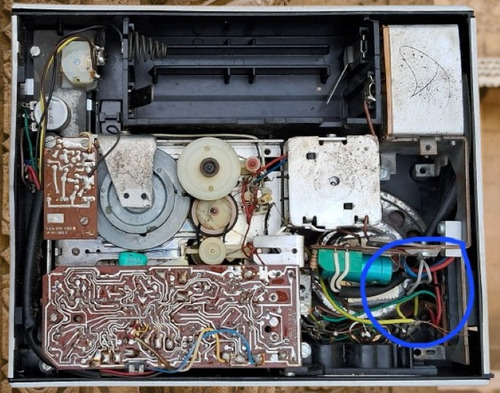 Grabador Philips A Cassette Micrófono Repuestos En Ballester (Usado)