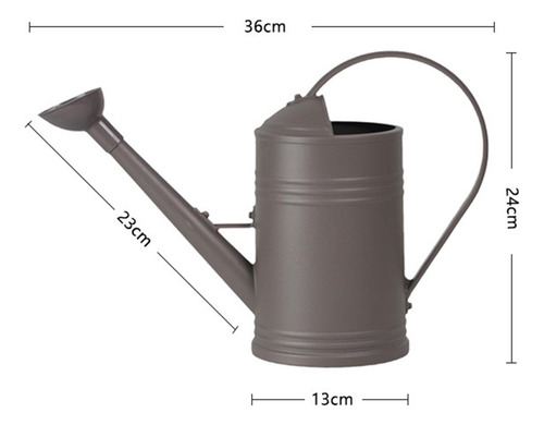 Regadera Con Cabezal De Ducha Desmontable De 1,8 L Marrón