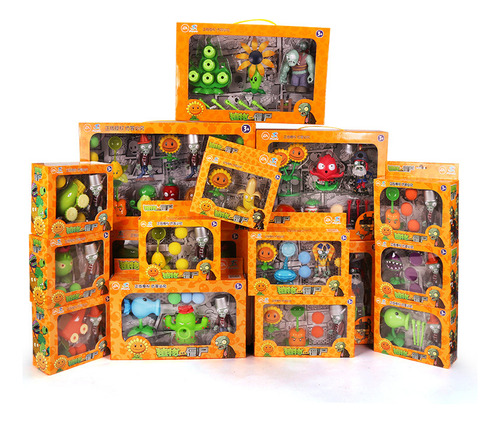 Plants Vs Zombies 5 Plants 2 Zombies De Goma Blanda