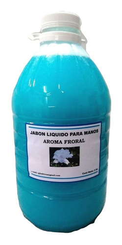 Jabon Liquido Para Manos Agradable Aroma 3 Litros