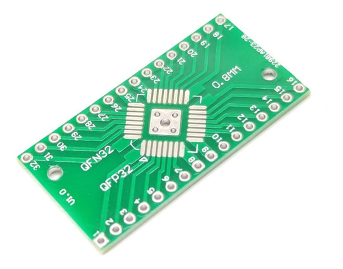 Qfn32 Qfp32 Tqfp Adaptador Universal Pcb Board Smd A Dip32