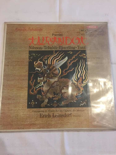 Turandot Puccini Nilsson Tebaldi Victor Disco Vinilo Box Lp