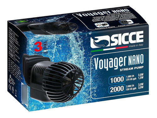 Bomba Wave Maker Voyager Nano Sicce 2000 L/h Sop. Magnetico