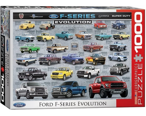 Puzzle 1000 Piezas Ford F Series Evolution - Eurographics  