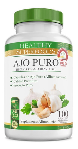 Healthy Superfoods - Allium sativum Ajo Puro