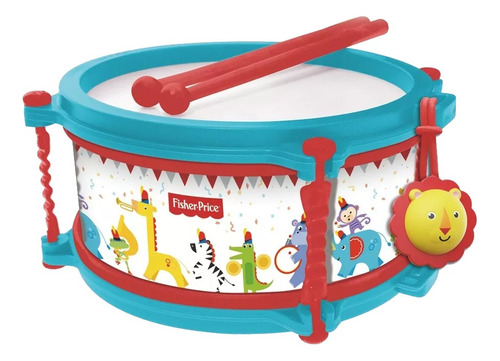 Tambor Instrumento Musical Infantil Fisher Price 