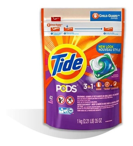  Detergente Capsulas Tide Pods 31 Unidades