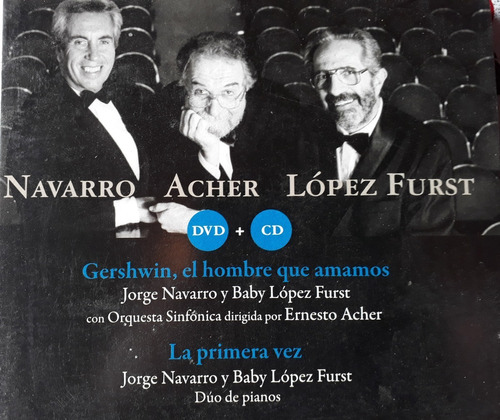 Navarro Acher Lopez Furst Gershwin El Hombre Cd + Dvd Kktus