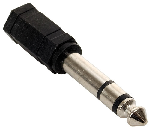 Adaptador Jack 3.5 Mm A 6.5 Mm Goma