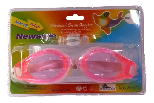 Pack 3 Lentes Acuaticos Gafas De Natación Piscina Niños