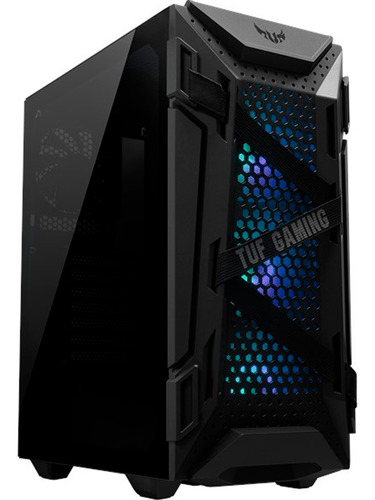 Gabinete Asus Tuf Gt301 Rgb Atx Negro Gaming Negro