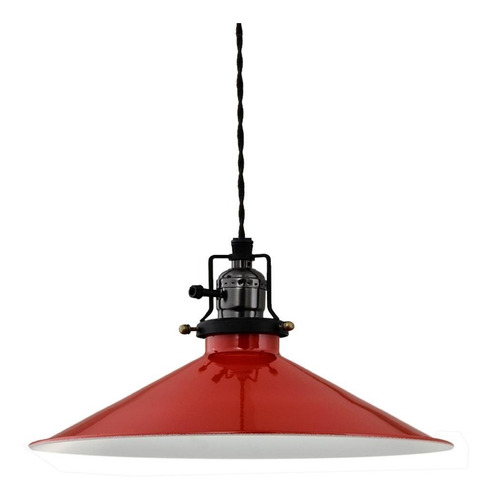 Lámpara Decorativa Colgante 505 Rojo/negro (sin Foco)