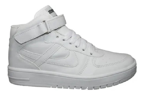 Tenis Panam Bota Meztli Blanco Nieve Mujer Y Hombre