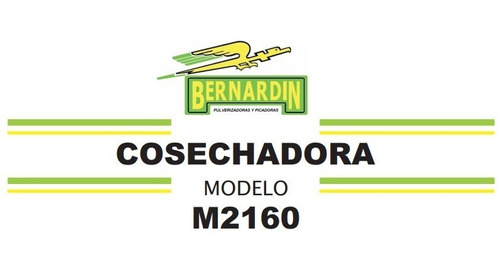 Manual De Repuestos Y Despiece Cosechadora Bernardin M2160