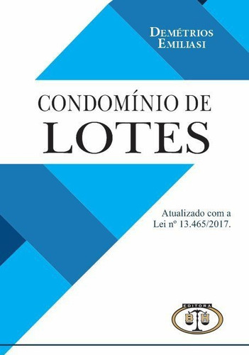 Livro - Condomínio De Lotes / 2020 - Livro De Direito