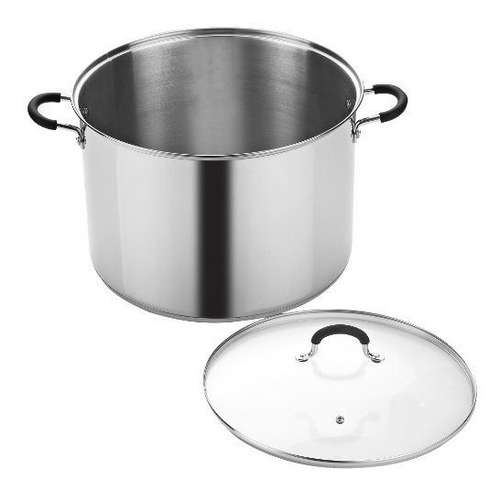 Olla Salsa Acero Inoxidable 20 Qt Con Tapa, Cook N Home