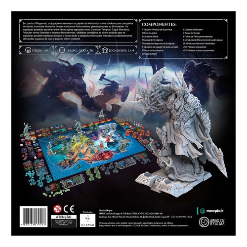 Lords Of Ragnarok - Jogo De Tabuleiro - Meeple Br
