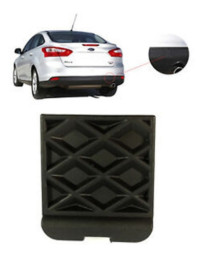 Tapa Tiron Ford Focus 2012 2013 2014 Remolque Trasera Sedan