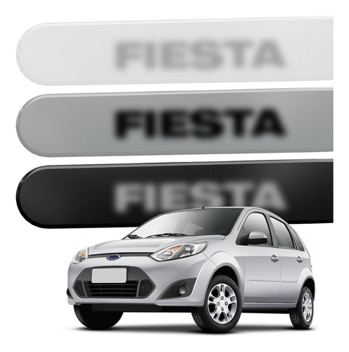 Friso Lateral Fiesta Hatch Sedan 2010 2011 2012 2013 2014