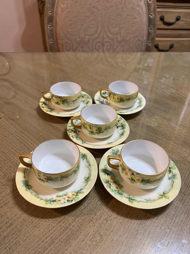Taza Y Plato De Porcelana Mini (Usado)