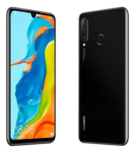 Huawei P30 Lite Dual SIM 128 GB medianoche negro 6 GB RAM - Excelente (Reacondicionado)