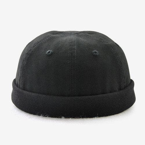 Algodón Sin Ala Ajustable Sombrero Docker Beanie