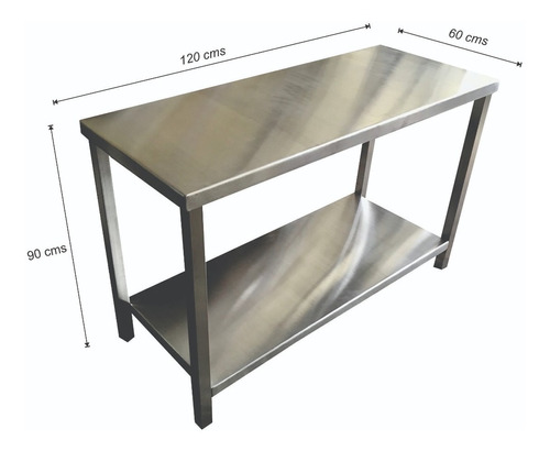 Mesa De Trabajo O Apoyo En Acero Inoxidable 304