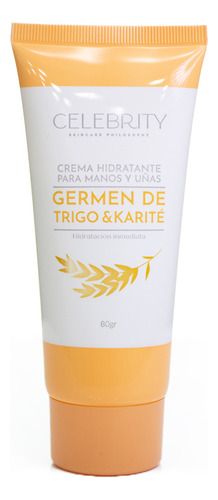  Celebrity Crema Hidratante Manos Y Uñas Trigo Y Karite 80g