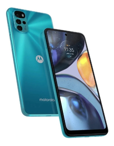 Celular Motorola G22 4/64gb 6.5in Octa Core Color Azul /v