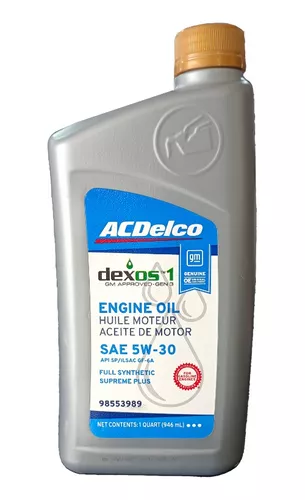 ACDELCO 5W30 SUPREME PLUS