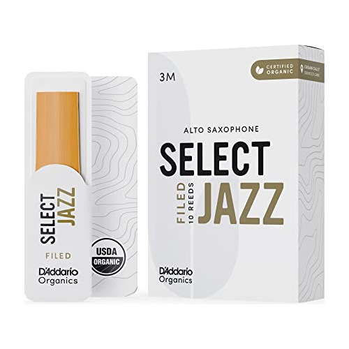 Cañas Para Saxofón Alto D'addario Organic Select Jazz Filed 