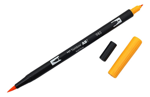 Tombow Marcadores Dual Brush Abt - Color 985 Chrome Yellow