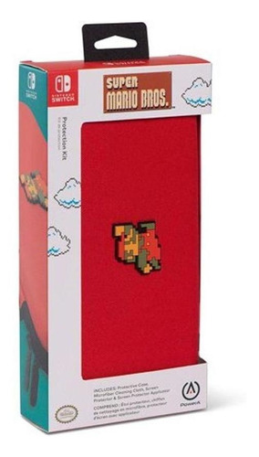 Case Protetora + Película Protetora Powera Mario Bros Switch