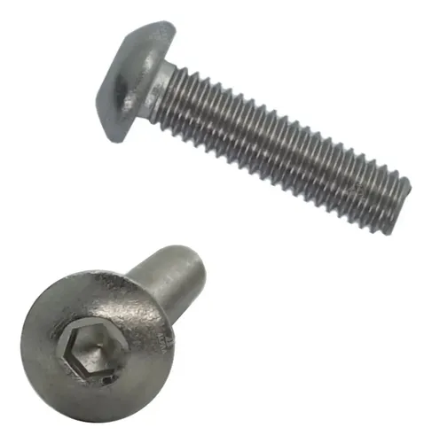 Viti Testa Cilindrica Brugola M8x1,25 X 22mm In Acciaio Inox A2-70 &ndash; 24 Pezzi