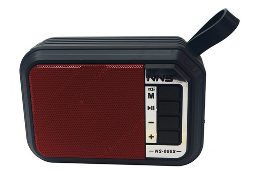 Parlante Radio Fm Bluetooth Panel Solar Parlante Ns 666s 